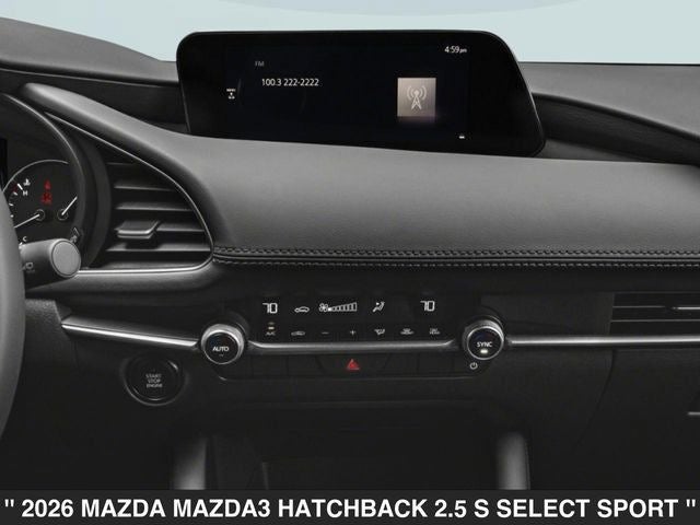 2026 Mazda Mazda3 Hatchback 2.5 S Select Sport
