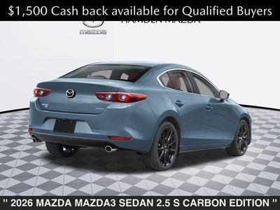 2026 Mazda Mazda3 2.5 S Carbon Edition
