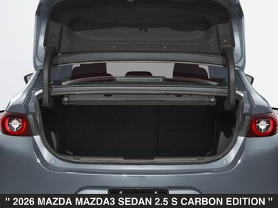 2026 Mazda Mazda3 Sedan 2.5 S Carbon Edition AWD