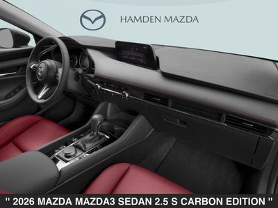 2026 Mazda Mazda3 Sedan 2.5 S Carbon Edition AWD