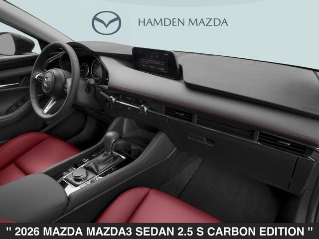 2026 Mazda Mazda3 Sedan 2.5 S Carbon Edition AWD
