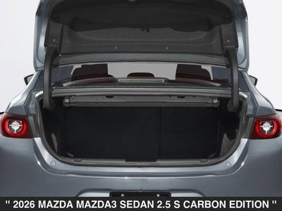 2026 Mazda Mazda3 Sedan 2.5 S Carbon Edition AWD