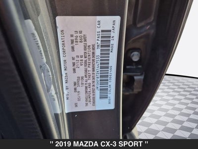2019 Mazda CX-3 Sport