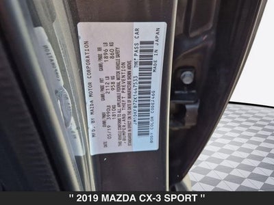 2019 Mazda CX-3 Sport