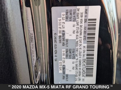 2020 Mazda Miata RF Grand Touring GT