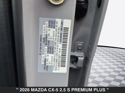 2026 Mazda CX-5 2.5 S