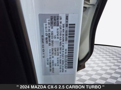 2024 Mazda CX-5 2.5 Carbon Turbo