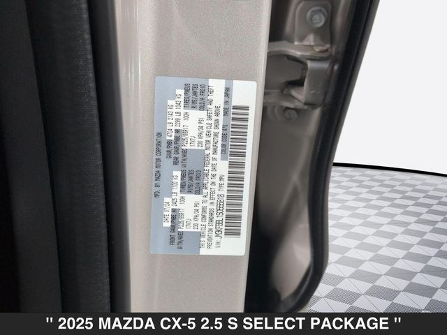 2025 Mazda CX-5 2.5 S Select Package