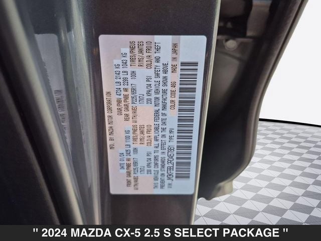 2024 Mazda CX-5 2.5 S Select Package