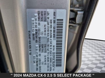 2024 Mazda CX-5 2.5 S Select Package