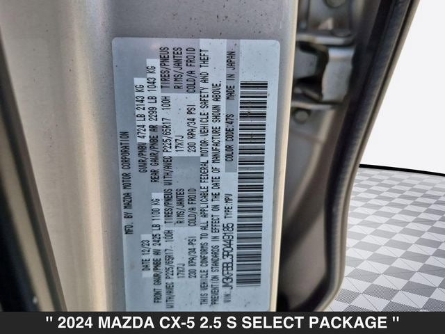 2024 Mazda CX-5 2.5 S Select Package