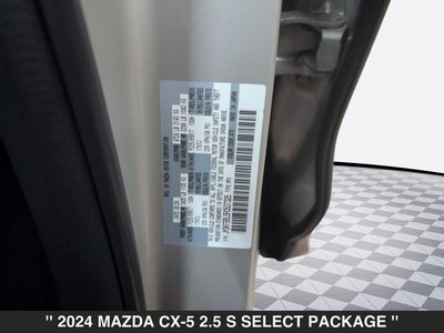 2024 Mazda CX-5 2.5 S Select Package