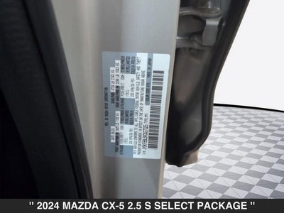2024 Mazda CX-5 2.5 S Select Package