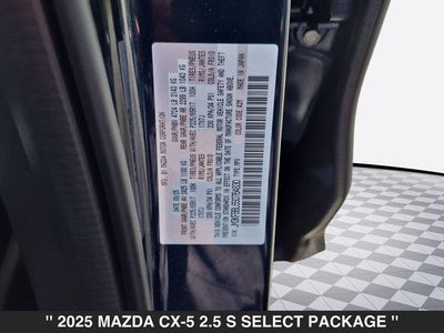 2025 Mazda CX-5 2.5 S Select Package