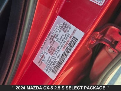 2024 Mazda CX-5 2.5 S Select Package