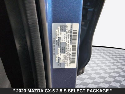 2023 Mazda CX-5 2.5 S Select Package