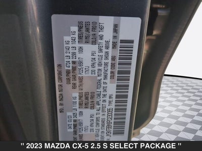 2023 Mazda CX-5 2.5 S Select Package