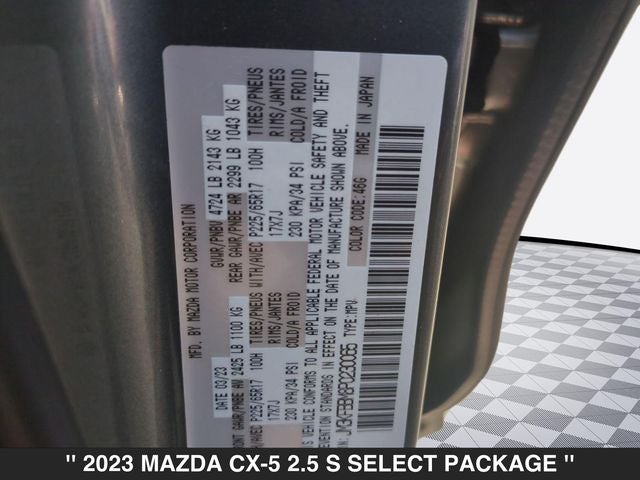 2023 Mazda CX-5 2.5 S Select Package