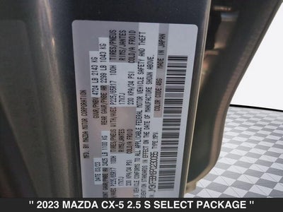 2023 Mazda CX-5 2.5 S Select Package