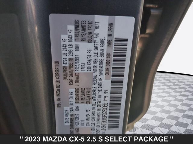 2023 Mazda CX-5 2.5 S Select Package