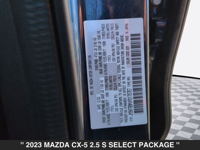 2023 Mazda CX-5 2.5 S Select Package