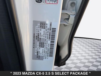 2023 Mazda CX-5 2.5 S Select Package