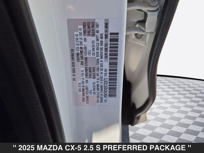 2025 Mazda MAZDA CX-5 2.5 S Preferred Package