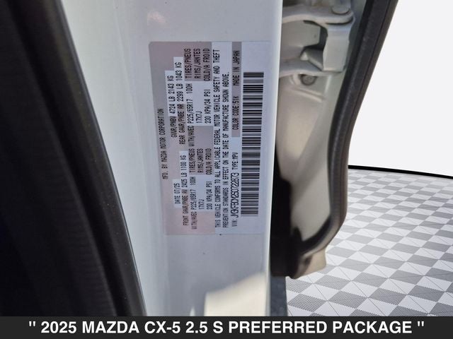 2025 Mazda MAZDA CX-5 2.5 S Preferred Package