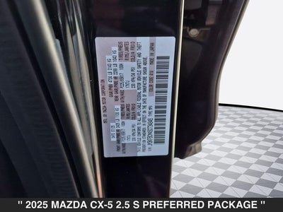 2025 Mazda MAZDA CX-5 2.5 S Preferred Package