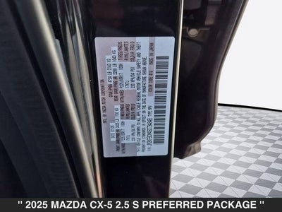 2025 Mazda MAZDA CX-5 2.5 S Preferred Package