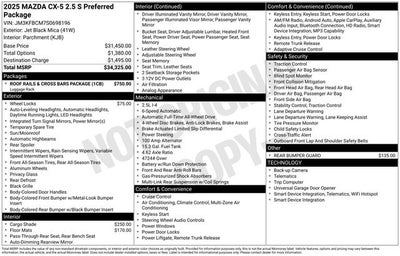 2025 Mazda CX-5 2.5 S Preferred Package