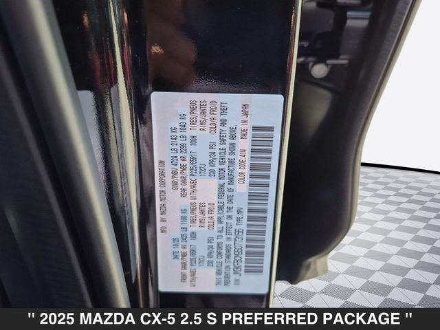 2025 Mazda CX-5 2.5 S Preferred Package