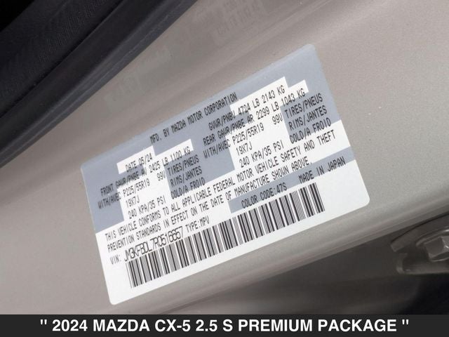 2024 Mazda CX-5 2.5 S Premium Package
