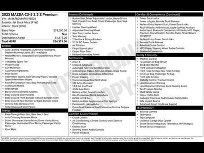 2023 Mazda CX-5 2.5 S Premium Package