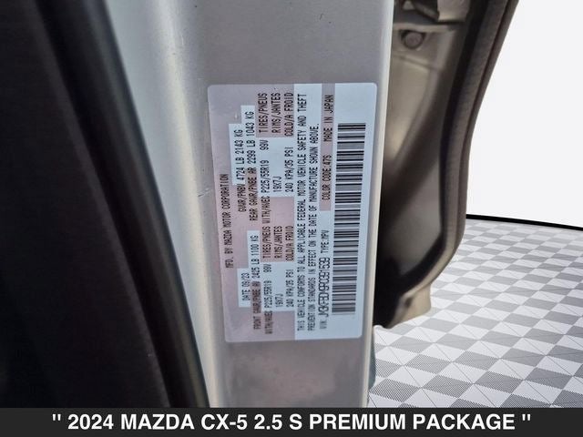 2024 Mazda CX-5 2.5 S Premium Package