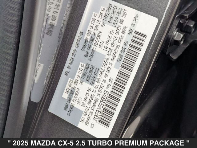 2025 Mazda CX-5 2.5 Turbo Premium