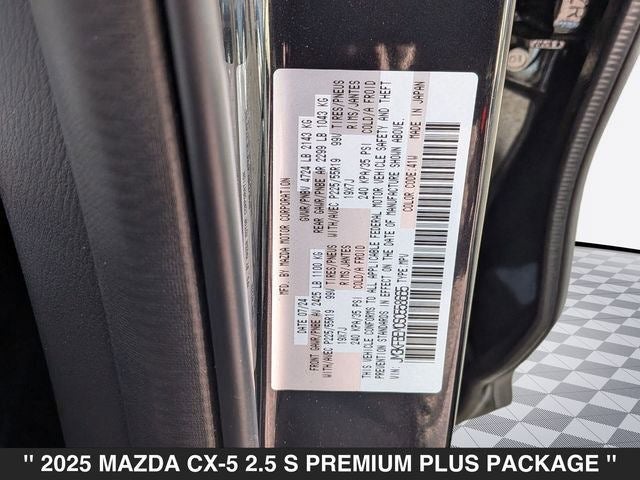 2025 Mazda MAZDA CX-5 2.5 S Premium Plus Package