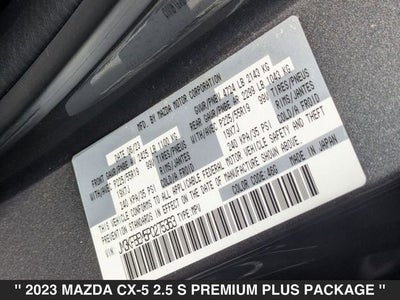 2023 Mazda CX-5 2.5 S Premium Plus Package