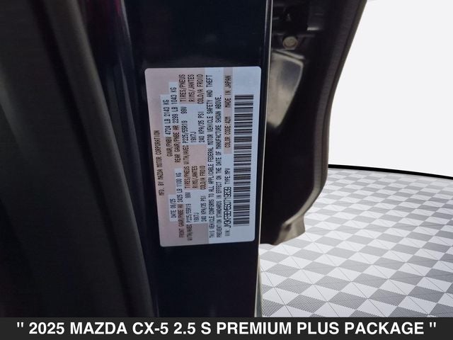 2025 Mazda MAZDA CX-5 2.5 S Premium Plus Package