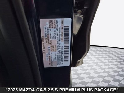 2025 Mazda MAZDA CX-5 2.5 S Premium Plus Package