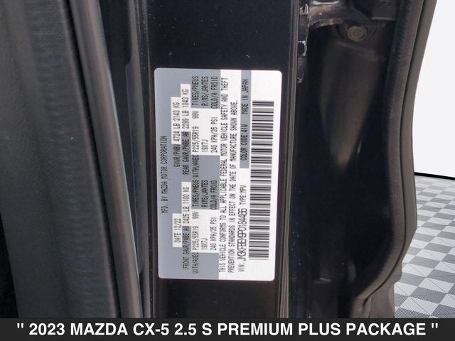 2023 Mazda CX-5 2.5 S Premium Plus Package