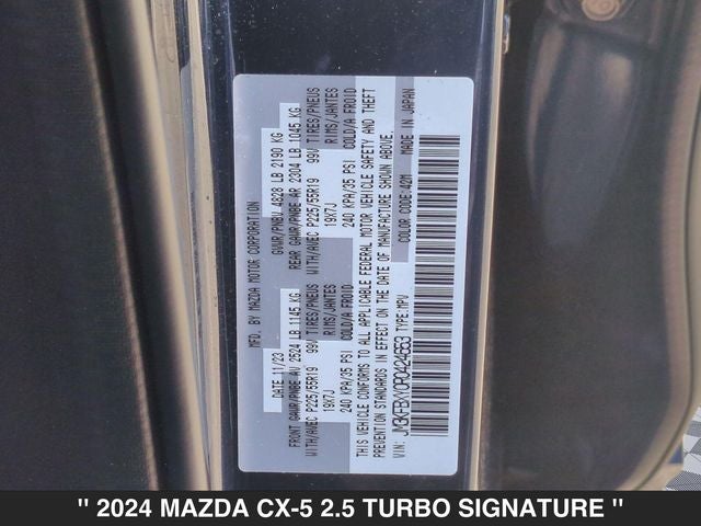 2024 Mazda CX-5 2.5 Turbo Signature