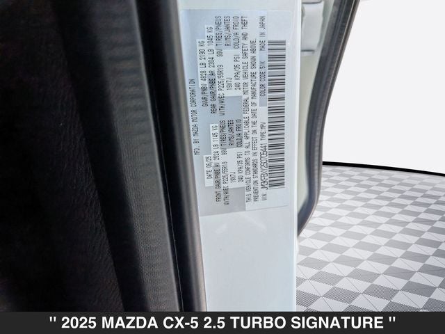 2025 Mazda CX-5 2.5 Turbo Signature