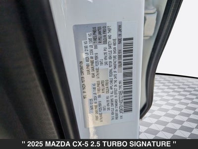 2025 Mazda CX-5 2.5 Turbo Signature