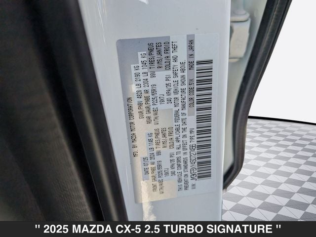 2025 Mazda CX-5 2.5 Turbo Signature