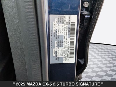 2025 Mazda CX-5 2.5 Turbo Signature