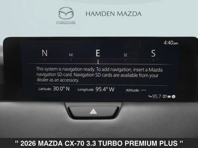 2026 Mazda CX-70 3.3 Turbo Premium Plus AWD