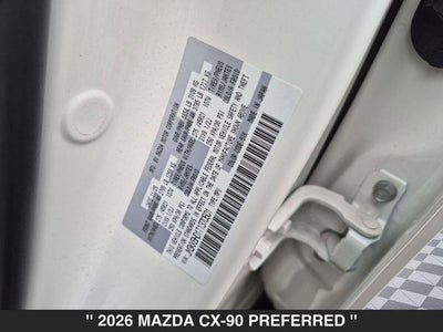 2026 Mazda CX-90 3.3 Turbo Preferred AWD