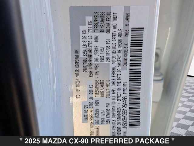 2025 Mazda MAZDA CX-90 3.3 Turbo Preferred