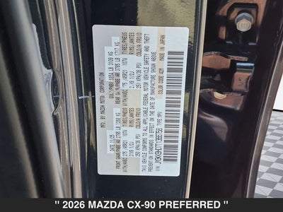 2026 Mazda CX-90 3.3 Turbo Preferred AWD
